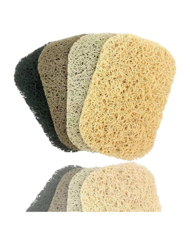 Soporte para Jabón HUSGA 4PCS Antideslizante y Autodrenante