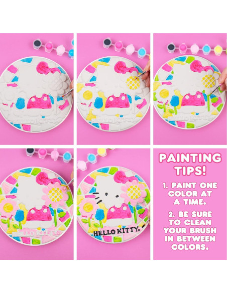 Kit de Pintura Hello Kitty - Ladrillo de Jardín 17.78 cm Kit de Pintura Hello Kitty - Ladrillo de Jardín 17.78 cm