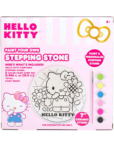 Kit de Pintura Hello Kitty - Ladrillo de Jardín 17.78 cm