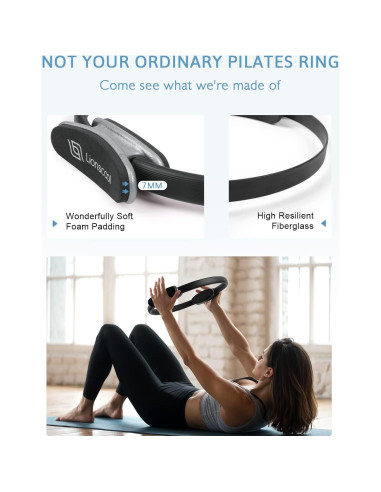 Conjunto de Anillo de Pilates LIONSCOOL 35.56 cm con Accesorios