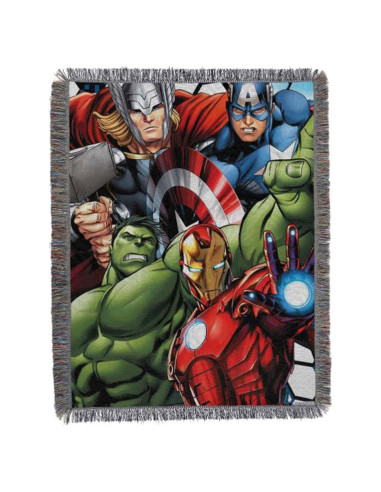 Manta Tejida NORTHWEST 121x152 cm Mejor Equipo Marvel