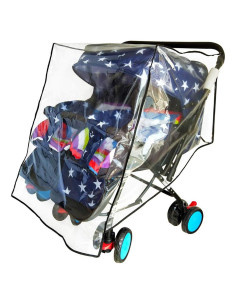Cubierta de Lluvia Universal para Carrito Doble HSJH 81x79 cm