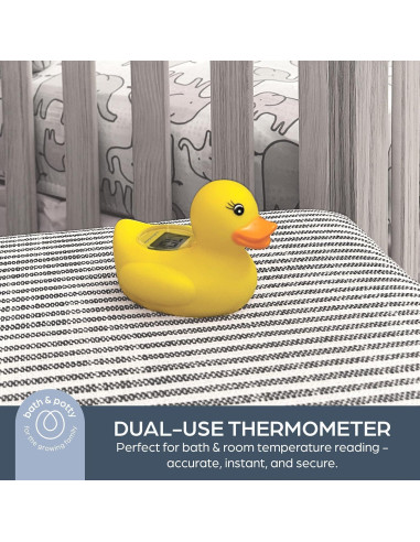 Termómetro de baño digital Dreambaby Duck - 2 en 1 para bebés