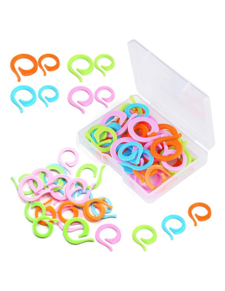 Marcadores de Puntos de Tejer LOKUNN 40 Piezas Multicolor Marcadores de Puntos de Tejer LOKUNN 40 Piezas Multicolor