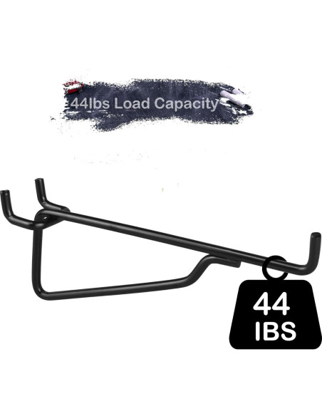 Ganchos de Estante Negro LIGHT DUST 15.24 cm - 8 Pack Ganchos de Estante Negro LIGHT DUST 15.24 cm - 8 Pack