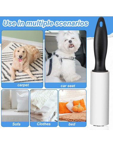 Rodillo de Pelusa Zhehao 60 Piezas para Ropa y Mascotas