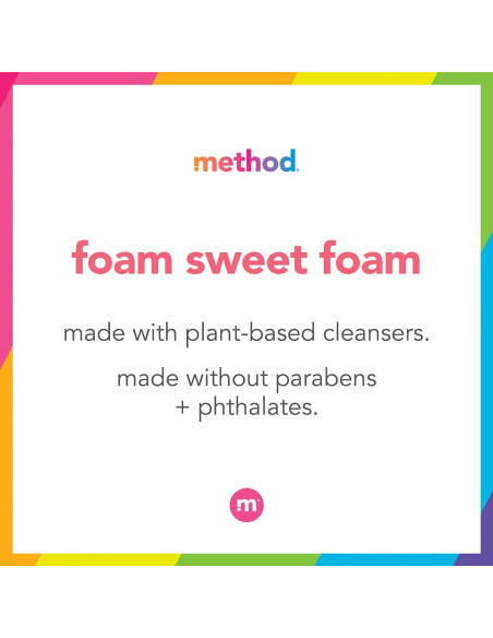 Jabón Espumoso de Manos Method Pomelo Rosa 295 ml Biodegradable Jabón Espumoso de Manos Method Pomelo Rosa 295 ml Biodegradable