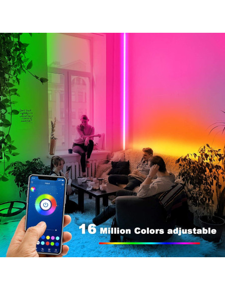 Luces LED RGB Dalattin 10m con Control Remoto y App Luces LED RGB Dalattin 10m con Control Remoto y App