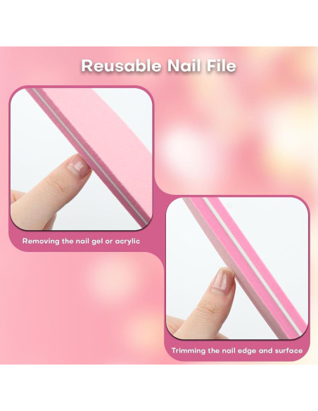 Kit de Removedor de Esmalte en Gel Magnetic Time Rosa 4 en 1 Kit de Removedor de Esmalte en Gel Magnetic Time Rosa 4 en 1