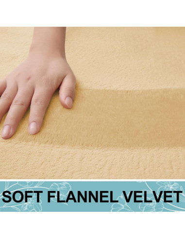 Alfombra de Baño Smiry 61x41 cm Beige Antideslizante