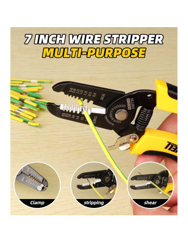 Pelacables DOWELL 10-22 AWG Multifuncional Ergonómico