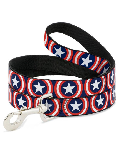 Correa para Perro Buckle-Down Capitán América 1.22m x 2.54cm Correa para Perro Buckle-Down Capitán América 1.22m x 2.54cm