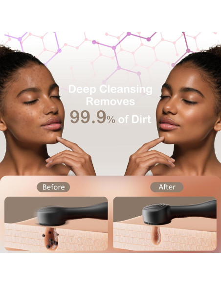 Cepillo Facial Eléctrico OUTIFUO JMY Silicona a Prueba de Agua Cepillo Facial Eléctrico OUTIFUO JMY Silicona a Prueba de Agua