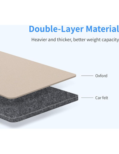 Protector de Asiento de Coche Viaviat FT016 Beige-A 2-Pack
