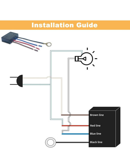Controlador de Atenuador Táctil SYCOOVEN 2pcs 3 Vías 110-230V Controlador de Atenuador Táctil SYCOOVEN 2pcs 3 Vías 110-230V