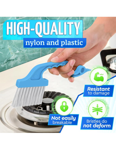 Cepillo de Limpieza de Ranuras DIMROM 2 Pcs Nylon Duro