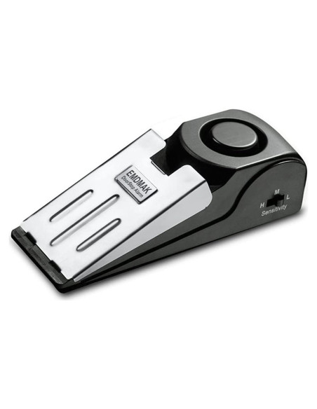 Alarma de Tope de Puerta EMDMAK 120DB Negra - Sin Instalación Alarma de Tope de Puerta EMDMAK 120DB Negra - Sin Instalación