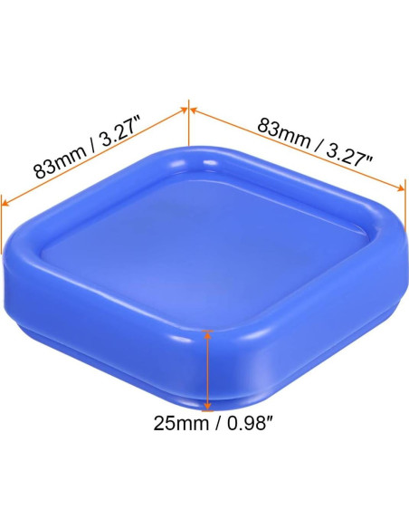 Almohadilla Magnética para Alfileres HARFINGTON Azul 12.5x10.5cm Almohadilla Magnética para Alfileres HARFINGTON Azul 12.5x10.5cm
