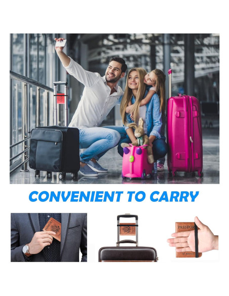 Funda de Pasaporte LOHASLIFE Negra con Bloqueo RFID y Regalo Funda de Pasaporte LOHASLIFE Negra con Bloqueo RFID y Regalo