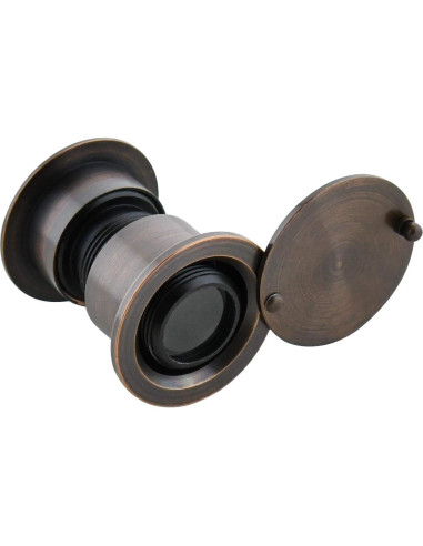 Mirador de Puerta Earl Diamond Latón Macizo 220 Bronce Envejecido