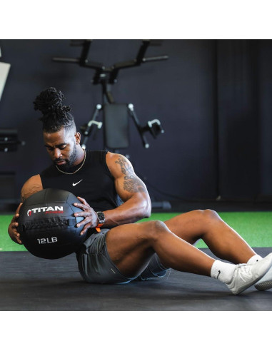 Bola de Medicina de Pared Titan Fitness 2.7 kg Antideslizante