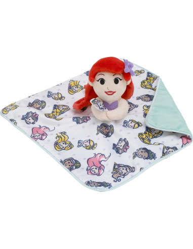 Manta de Seguridad Lovey Disney Ariel y Princesa 35.56 cm