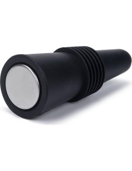 Tapones para Vino OHMAXHO de Silicona - Juego de 5, Negro Tapones para Vino OHMAXHO de Silicona - Juego de 5, Negro