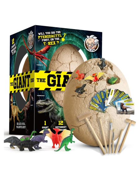 Kit de Excavación de Huevo de Dinosaurio XXTOYS Jumbo 12 Juguetes Kit de Excavación de Huevo de Dinosaurio XXTOYS Jumbo 12 Juguetes