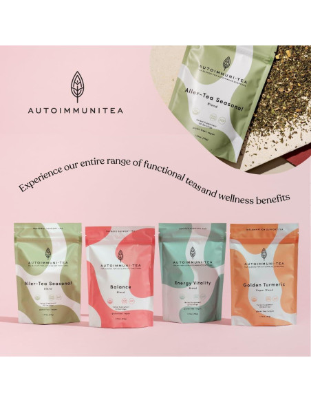 Té Calmante Orgánico AutoimmuniTea 15 Sachets Alivio Alergias Té Calmante Orgánico AutoimmuniTea 15 Sachets Alivio Alergias