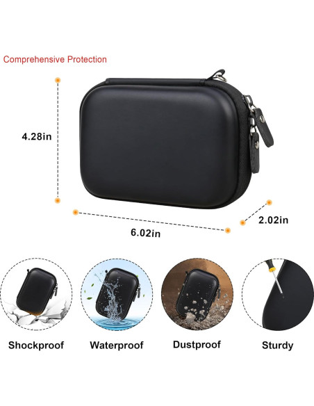Funda de Transporte Elonbo para Impresora KODAK Step - Negra Funda de Transporte Elonbo para Impresora KODAK Step - Negra