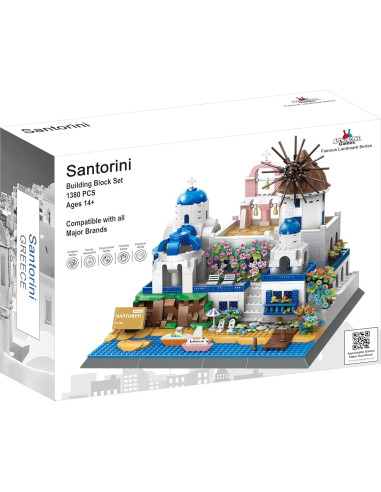 Juego de Construcción Apostrophe Santorini 1372 Piezas