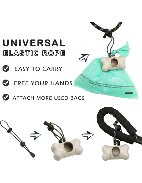 Dispensador de Bolsas para Excremento de Perro YUCHIYA Beige Dispensador de Bolsas para Excremento de Perro YUCHIYA Beige