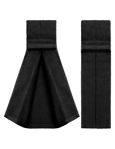 Toallas Deportivas de Algodón Shimeyao 2 Pcs 50x34 cm Negro