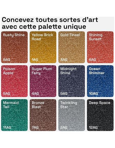 Marcadores de Pintura Brillante Artistro - 12 Unidades 3mm Marcadores de Pintura Brillante Artistro - 12 Unidades 3mm