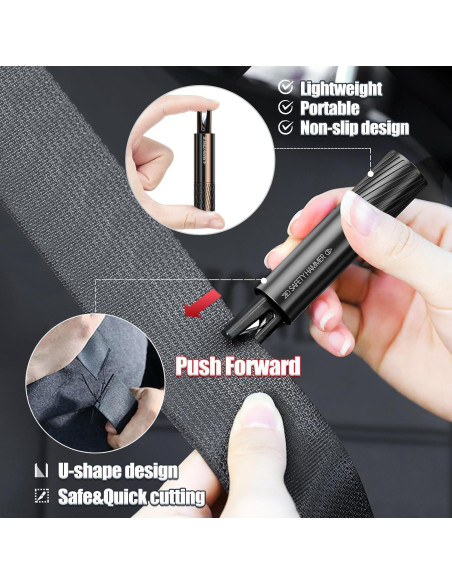 Martillo de Seguridad 2-en-1 PILISPARK para Automóvil - Escape Rápido Martillo de Seguridad 2-en-1 PILISPARK para Automóvil - Escape Rápido