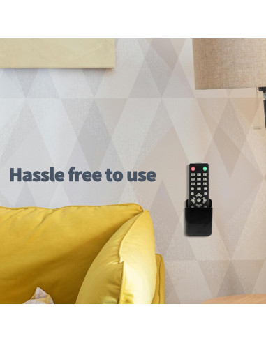 Soporte de Control Remoto Montado en Pared Aecsze 2 Pcs Negro