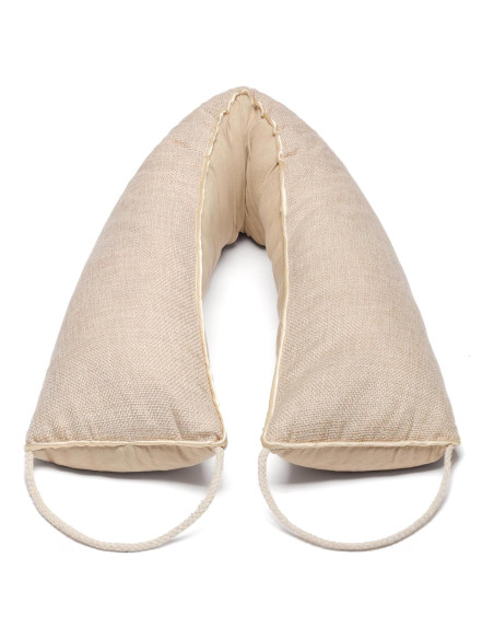 Tope de Puerta de Lino Beige 91 cm - Aislamiento y Estilo Tope de Puerta de Lino Beige 91 cm - Aislamiento y Estilo