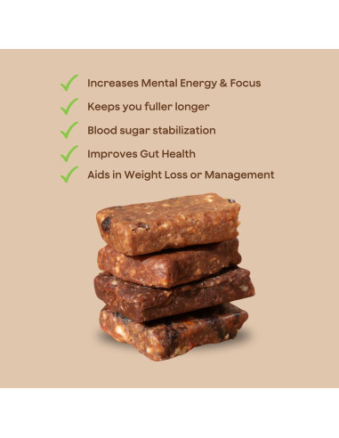 Barra Bomb Cacao Salado Blender Bombs - Snack Superfood 9 Unidades