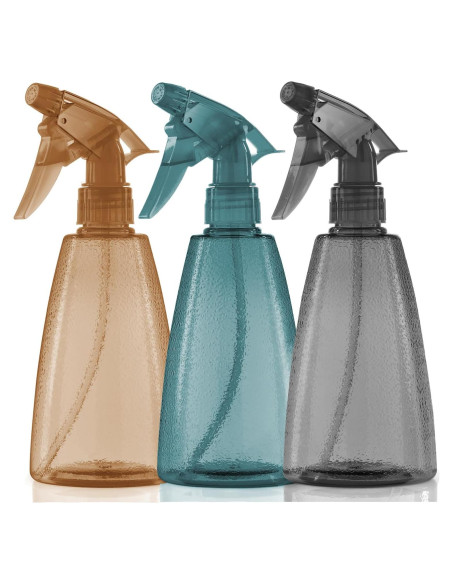 Botellas de Spray Bealee 3-Pack 473 ml Multicolor Reutilizables Botellas de Spray Bealee 3-Pack 473 ml Multicolor Reutilizables