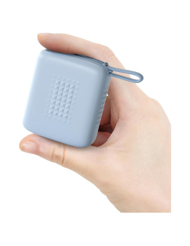 Cargador Portátil Runpower 10000mAh 22.5W Azul con Cable