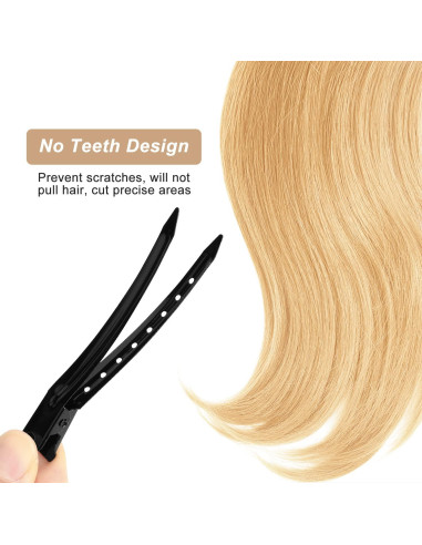 Pinzas Metálicas para Cabello Korintin - 24 Unidades 8.9 cm