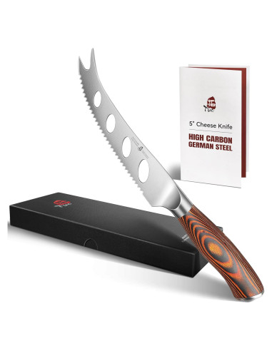 Cuchillo de Queso TUO 13.97 cm Hoja Serrada Acero Alemán