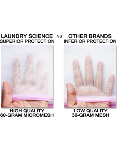 Bolsa de Lavado de Sujetadores Laundry Science - Juego de 3