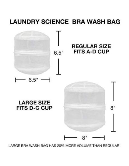 Bolsa de Lavado de Sujetadores Laundry Science - Juego de 3 Bolsa de Lavado de Sujetadores Laundry Science - Juego de 3