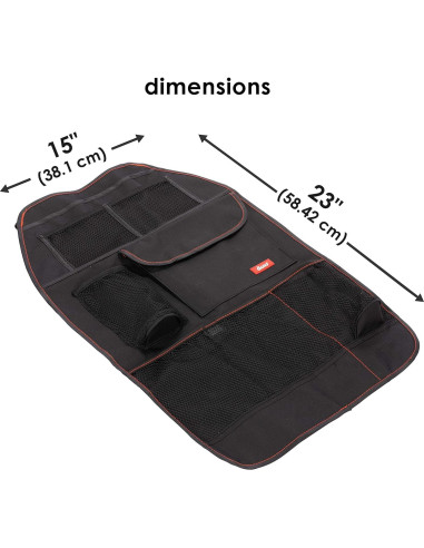 Organizador de Asiento Trasero Diono Stow n Go Negro 45.7x25.4 cm