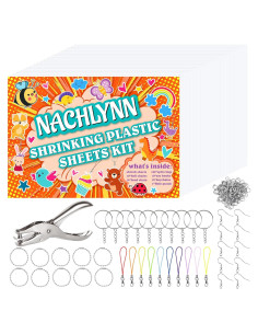 Kit de Manualidades NACHLYNN 156 Pcs Plástico Encogible