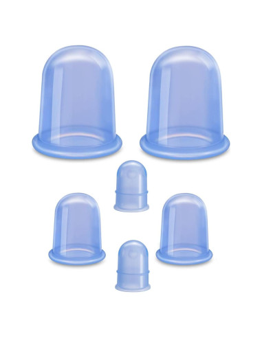 Kit de Ventosas de Silicona Shkiby - 6 Piezas Anticelulitis