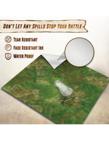 Alfombrilla de Juego de Batalla Melee Mats 48x48 cm Vinilo