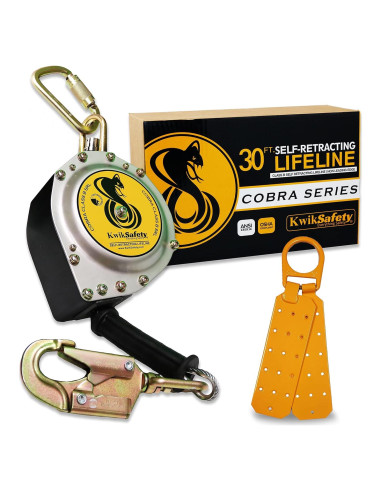 KwikSafety Cobra 9m Combo SRL + Correa 0.9m Seguridad