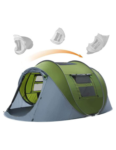 Tienda Pop Up HIKERBRO para 4 Personas Impermeable